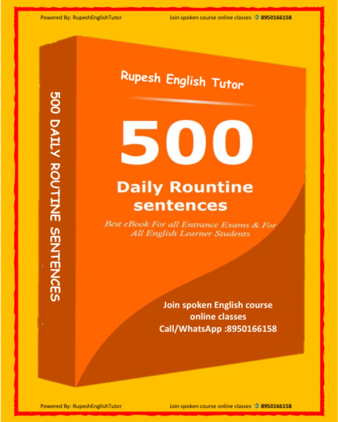 500 Daily Routine Sentences