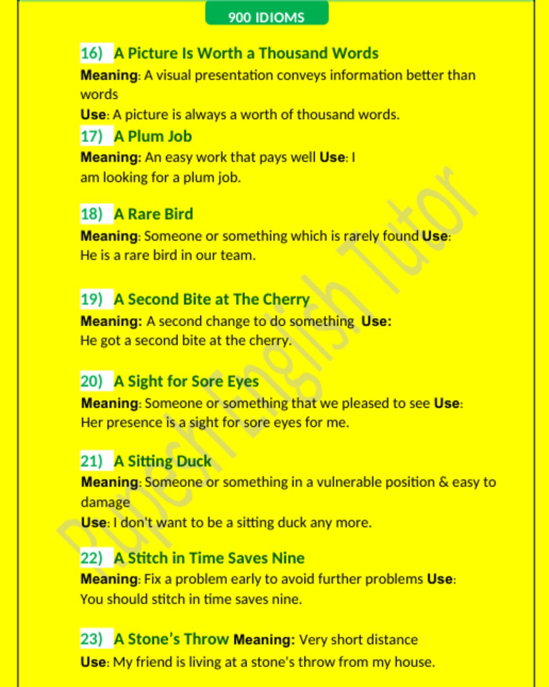 More sample sentences from the eBook